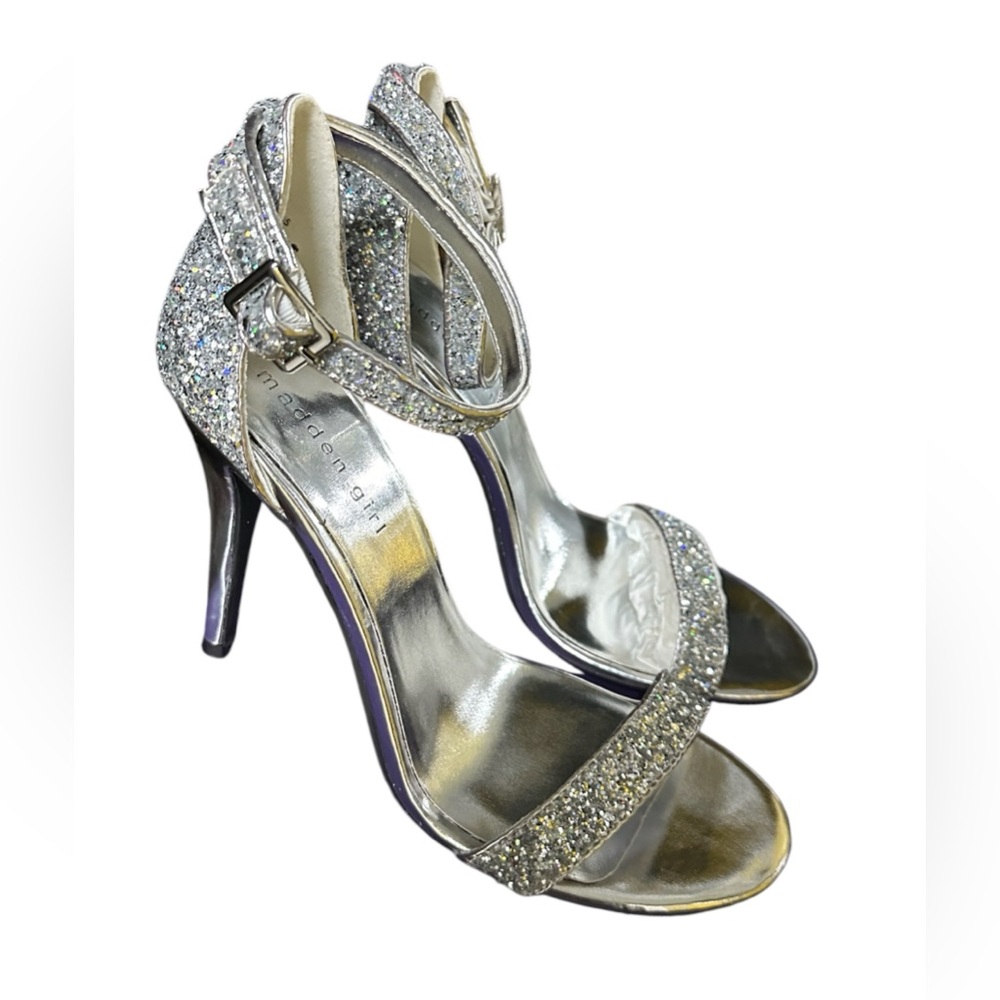 Madden Girl Silver Heels